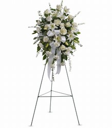 Sentiments of Serenity Spray Davenport Florist - Same Day Flower Delivery - Flower Power 